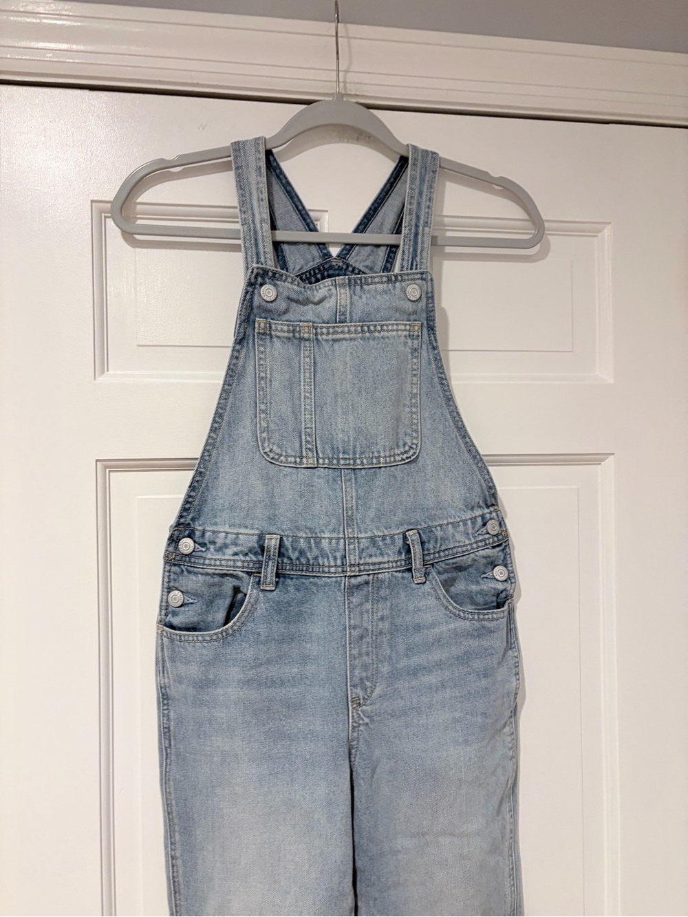 Old Navy Light Blue Denim Overalls - Picture 2 of 9